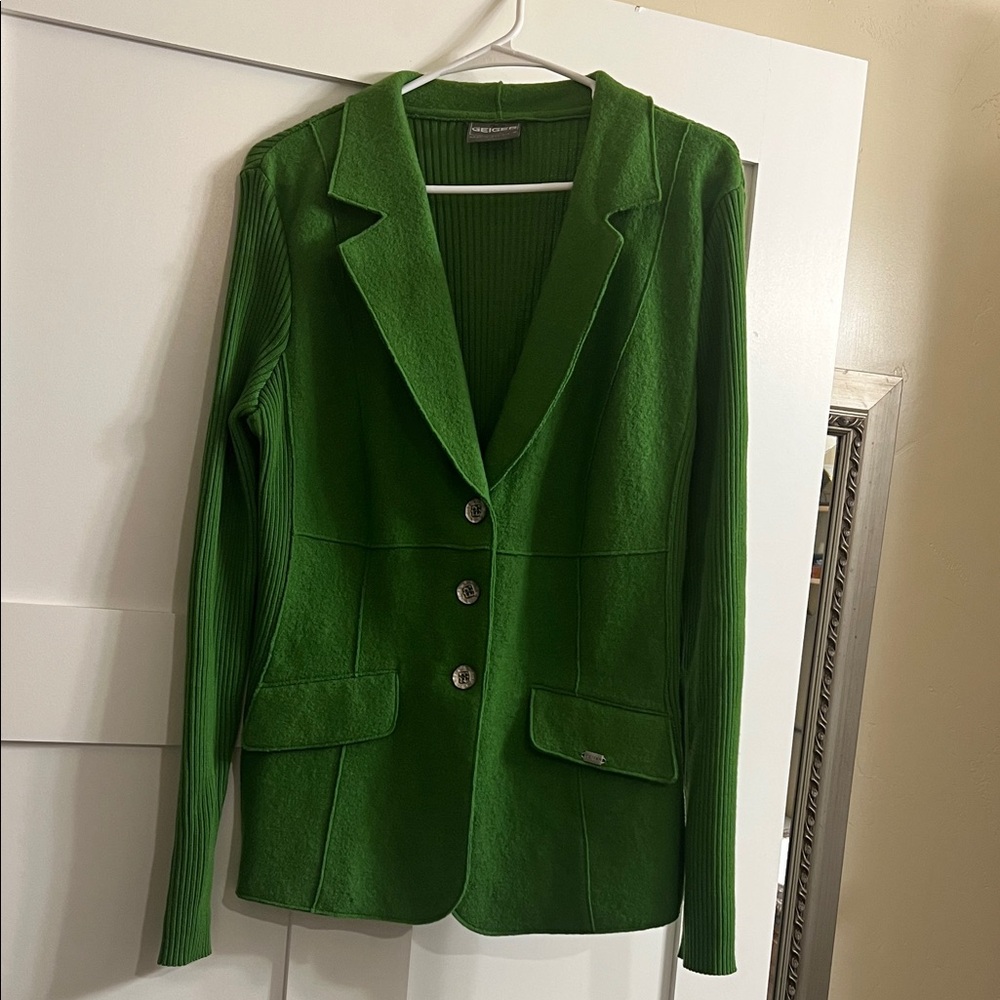Geiger Women's Wool Blazer Size L